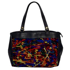Hexagon Honeycomb Pattern Oversize Office Handbag by Grandong
