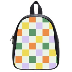 Board Pictures Chess Background School Bag (small) by Maspions