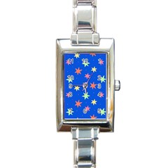 Background Star Darling Galaxy Rectangle Italian Charm Watch by Maspions