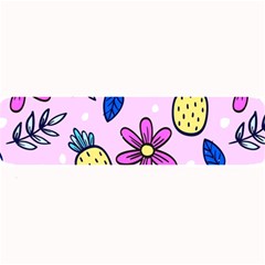 Flowers Petals Pineapples Fruit Large Bar Mat by Maspions