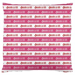 Breathe In Life, Breathe Out Love Text Motif Pattern Large Cushion Case (two Sides) by dflcprintsclothing