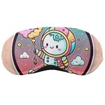 Boy Astronaut Cotton Candy Childhood Fantasy Tale Literature Planet Universe Kawaii Nature Cute Clou Sleep Mask