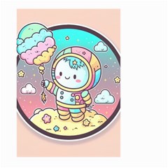 Boy Astronaut Cotton Candy Childhood Fantasy Tale Literature Planet Universe Kawaii Nature Cute Clou Large Garden Flag (two Sides) by Maspions