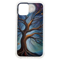 Tree Branches Mystical Moon Expressionist Oil Painting Acrylic Painting Abstract Nature Moonlight Ni Iphone 12 Mini Tpu Uv Print Case	 by Maspions