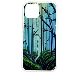 Nature Outdoors Night Trees Scene Forest Woods Light Moonlight Wilderness Stars Iphone 12 Pro Max Tpu Uv Print Case by Grandong