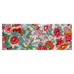 Flower Bloom Blossom Botanical Color Colorful Colour Element Digital Floral Floral Pattern Banner And Sign 8  X 3  by Maspions