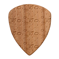 Cute Art Print Pattern Wood Guitar Pick (set Of 10) by Apen