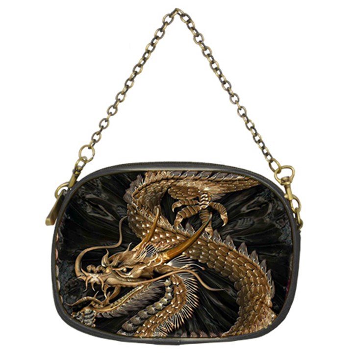 Fantasy Dragon Pentagram Chain Purse (Two Sides)