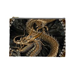 Fantasy Dragon Pentagram Cosmetic Bag (large) by Maspions