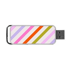 Lines Geometric Background Portable Usb Flash (two Sides) by Maspions