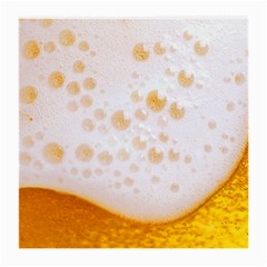 Beer Foam Texture Macro Liquid Bubble Medium Glasses Cloth (2 Sides) by Cemarart