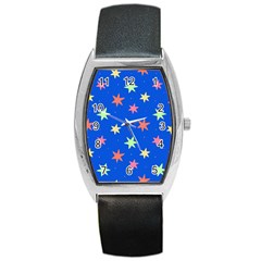 Background Star Darling Galaxy Barrel Style Metal Watch by Maspions