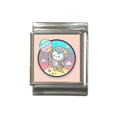 Boy Astronaut Cotton Candy Childhood Fantasy Tale Literature Planet Universe Kawaii Nature Cute Clou Italian Charm (13mm) by Maspions