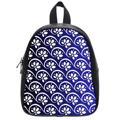 Pattern Floral Flowers Leaves Botanical School Bag (small) by Maspions