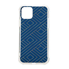 Plaid Background Blue Iphone 11 Pro 5 8 Inch Tpu Uv Print Case by Askadina
