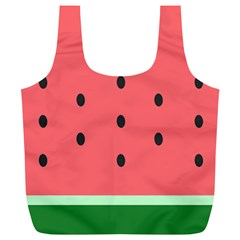 Watermelon Melon Fruit Healthy Food Meal Breakfast Lunch Juice Lemonade Summer Full Print Recycle Bag (xl) by Maspions