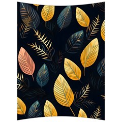 Gold Yellow Leaves Fauna Dark Background Dark Black Background Black Nature Forest Texture Wall Wall Back Support Cushion