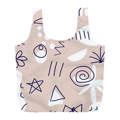 Abstract Leaf Nature Natural Beautiful Summer Pattern Full Print Recycle Bag (l) by Bedest