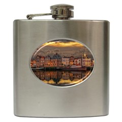 Old Port Of Maasslui Netherlands Hip Flask (6 Oz) by Maspions