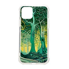 Trees Forest Mystical Forest Nature Junk Journal Scrapbooking Background Landscape Iphone 11 Pro 5 8 Inch Tpu Uv Print Case by Maspions