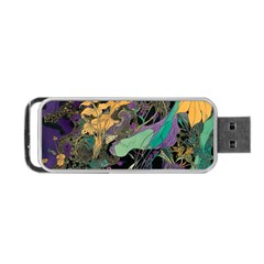 Flowers Trees Forest Mystical Forest Nature Portable Usb Flash (two Sides) by Maspions