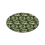 Camouflage pattern Sticker Oval (100 pack)