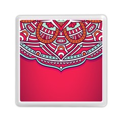Mandala Red Memory Card Reader (square) by goljakoff