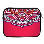 Mandala red Apple iPad 2/3/4 Zipper Cases Front