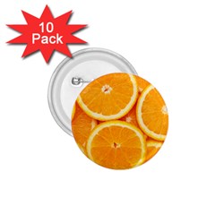 Oranges Textures, Close-up, Tropical Fruits, Citrus Fruits, Fruits 1 75  Buttons (10 Pack) by nateshop