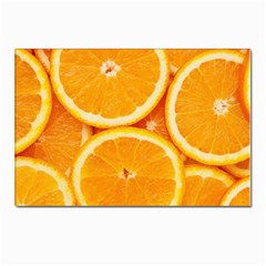 Oranges Textures, Close-up, Tropical Fruits, Citrus Fruits, Fruits Postcard 4 x 6  (pkg Of 10) by nateshop