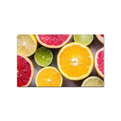 Oranges, Grapefruits, Lemons, Limes, Fruits Sticker (rectangular) by nateshop