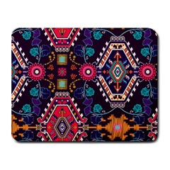 Pattern, Ornament, Motif, Colorful Small Mousepad by nateshop