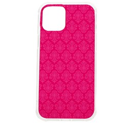 Pink Pattern, Abstract, Background, Bright, Desenho Iphone 12 Pro Max Tpu Uv Print Case by nateshop