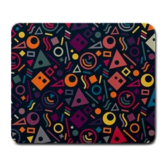 Random, Abstract, Forma, Cube, Triangle, Creative Large Mousepad by nateshop