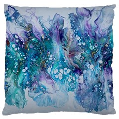 Sea Anemone Large Cushion Case (two Sides) by CKArtCreations