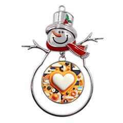 Valentine s Day Design Heart Love Poster Decor Romance Postcard Youth Fun Metal Snowman Ornament