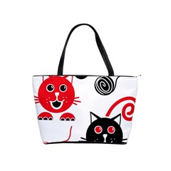 Cat Little Ball Animal Classic Shoulder Handbag by Maspions