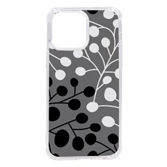 Abstract Nature Black White Iphone 14 Pro Max Tpu Uv Print Case