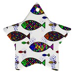 Fish Abstract Colorful Ornament (Star)