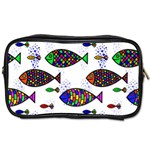 Fish Abstract Colorful Toiletries Bag (One Side)
