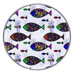 Fish Abstract Colorful Wireless Fast Charger(White)