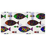 Fish Abstract Colorful Banner and Sign 8  x 4 
