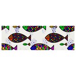 Fish Abstract Colorful Banner and Sign 12  x 4 