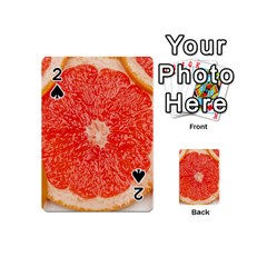 Grapefruit-fruit-background-food Playing Cards 54 Designs (mini)