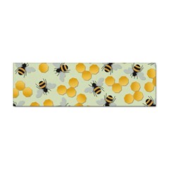 Bees Pattern Honey Bee Bug Honeycomb Honey Beehive Sticker (bumper) by Bedest