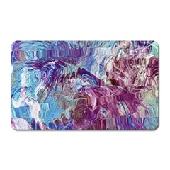 Blend Marbling Magnet (rectangular) by kaleidomarblingart