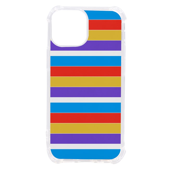 Stripes Pattern Design Lines iPhone 13 mini TPU UV Print Case