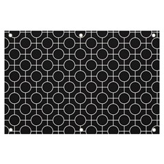 Geometric Pattern Design White Banner And Sign 6  X 4  by Maspions