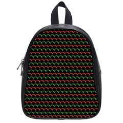 Geometric Pattern Design Line School Bag (small) by Maspions