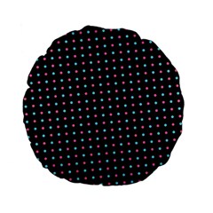 Pattern Dots Dot Seamless Standard 15  Premium Flano Round Cushions